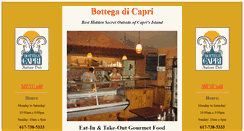 Desktop Screenshot of bottegadicapri.com
